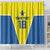 Custom West Knights of Yorkshire Shower Curtain Skate Hard Hit Harder Yellow Version - Wonder Print Shop