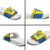 Custom West Knights of Yorkshire Slide Sandals Skate Hard Hit Harder Yellow Version - Wonder Print Shop