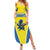 Custom West Knights of Yorkshire Summer Maxi Dress Skate Hard Hit Harder Yellow Version - Wonder Print Shop