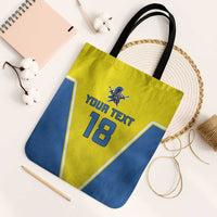 Custom West Knights of Yorkshire Tote Bag Skate Hard Hit Harder Yellow Version - Wonder Print Shop