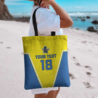 Custom West Knights of Yorkshire Tote Bag Skate Hard Hit Harder Yellow Version - Wonder Print Shop