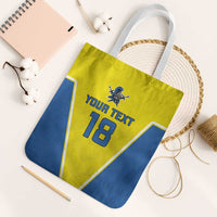 Custom West Knights of Yorkshire Tote Bag Skate Hard Hit Harder Yellow Version - Wonder Print Shop