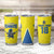 Custom West Knights of Yorkshire Tumbler Cup Skate Hard Hit Harder Yellow Version - Wonder Print Shop