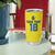 Custom West Knights of Yorkshire Tumbler Cup Skate Hard Hit Harder Yellow Version - Wonder Print Shop