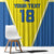 Custom West Knights of Yorkshire Window Curtain Skate Hard Hit Harder Yellow Version - Wonder Print Shop