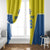 Custom West Knights of Yorkshire Window Curtain Skate Hard Hit Harder Yellow Version - Wonder Print Shop