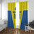 Custom West Knights of Yorkshire Window Curtain Skate Hard Hit Harder Yellow Version - Wonder Print Shop