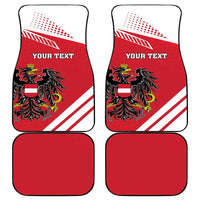 Personalized Austria Coat Of Arms Car Mats Flag Style - Wonder Print Shop