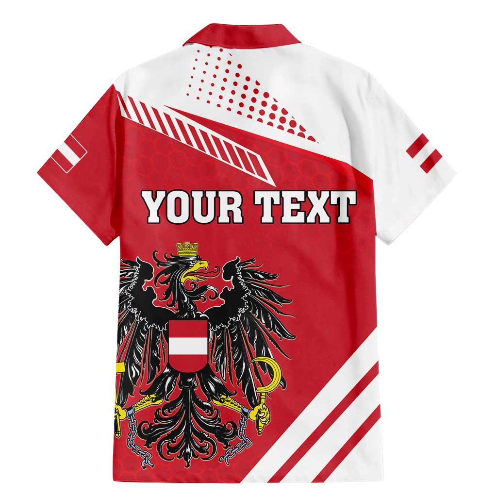 Personalized Austria Coat Of Arms Family Matching Mermaid Dress and Hawaiian Shirt Flag Style - Wonder Print Shop