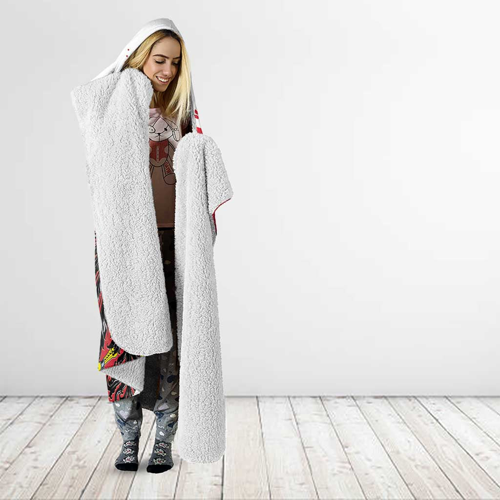 Personalized Austria Coat Of Arms Hooded Blanket Flag Style