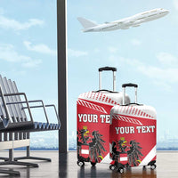 Personalized Austria Coat Of Arms Luggage Cover Flag Style - Wonder Print Shop