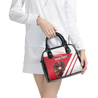 Personalized Austria Coat Of Arms Shoulder Handbag Flag Style