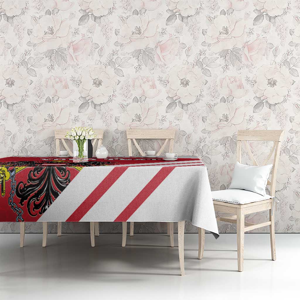 Personalized Austria Coat Of Arms Tablecloth Flag Style - Wonder Print Shop