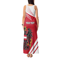 Personalized Austria Coat Of Arms Tank Maxi Dress Flag Style - Wonder Print Shop