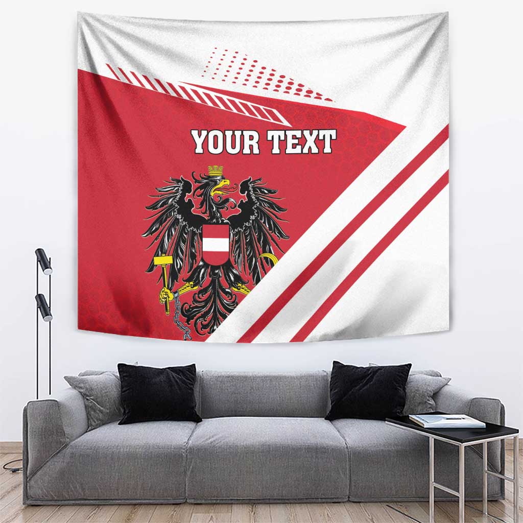 Personalized Austria Coat Of Arms Tapestry Flag Style - Wonder Print Shop