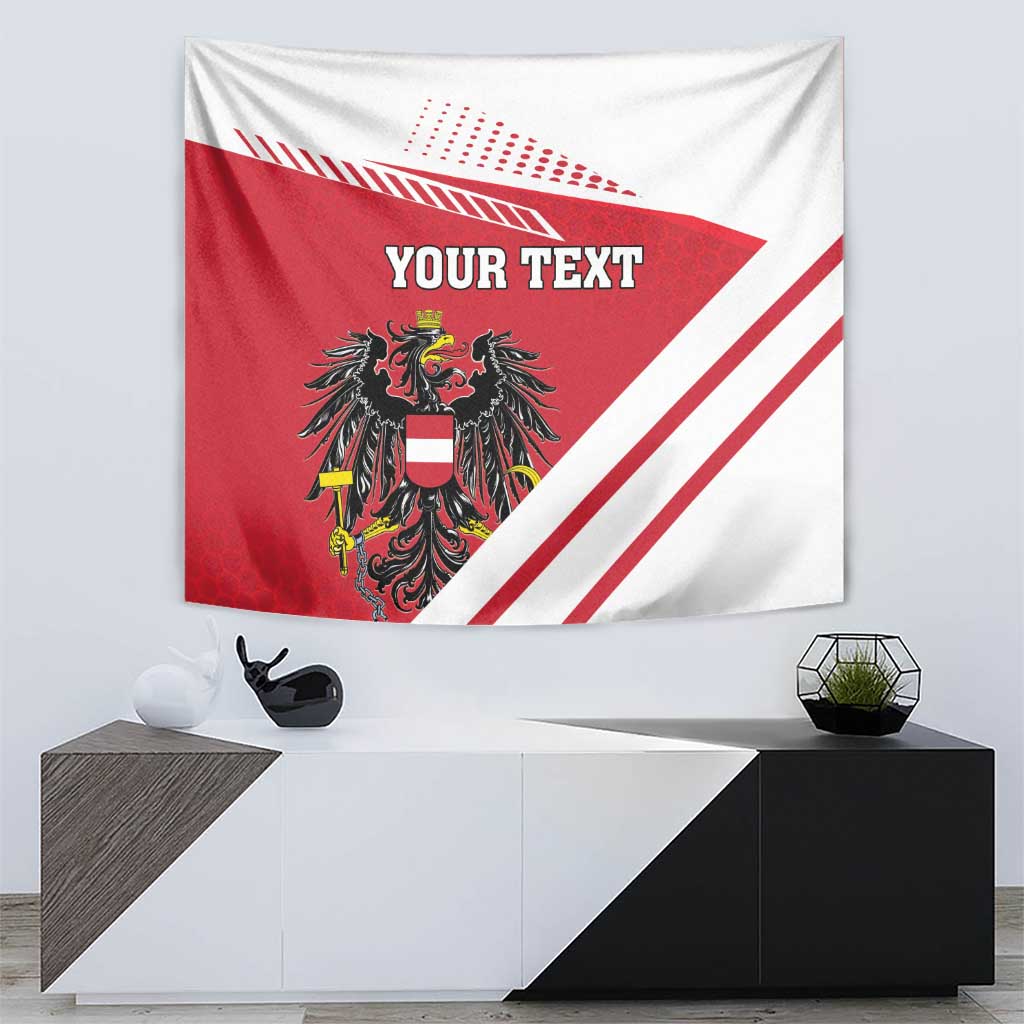 Personalized Austria Coat Of Arms Tapestry Flag Style - Wonder Print Shop