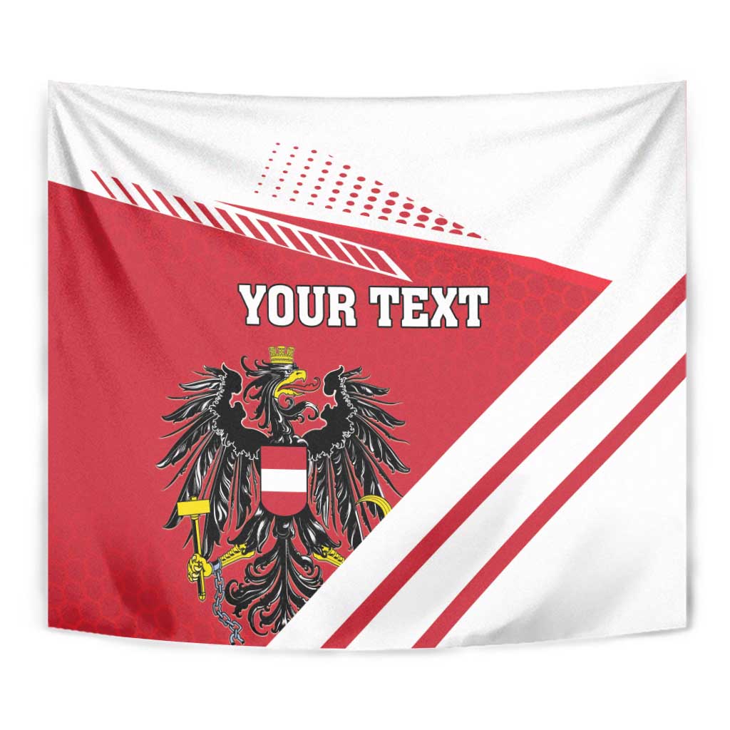 Personalized Austria Coat Of Arms Tapestry Flag Style - Wonder Print Shop