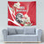 Austria Independence Day 1955 Tapestry Black Eagle And Edelweiss Flowers - Wonder Print Shop