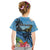 Saint Lucia Pitons Kid T Shirt With Hibiscus Flowers - Wonder Print Shop