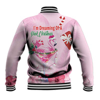 Bahamas Flamingo Christmas Baseball Jacket Merry Flocking - Wonder Print Shop