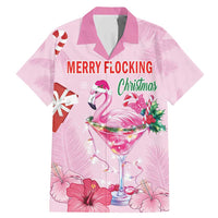 Bahamas Flamingo Christmas Family Matching Mermaid Dress and Hawaiian Shirt Merry Flocking - Wonder Print Shop