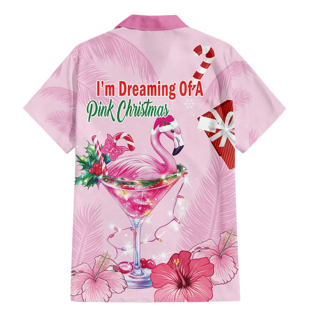 Bahamas Flamingo Christmas Family Matching Mermaid Dress and Hawaiian Shirt Merry Flocking - Wonder Print Shop