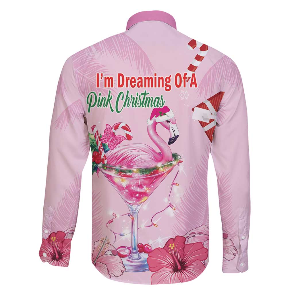 Bahamas Flamingo Christmas Family Matching Short Sleeve Bodycon Dress and Hawaiian Shirt Merry Flocking - Wonder Print Shop