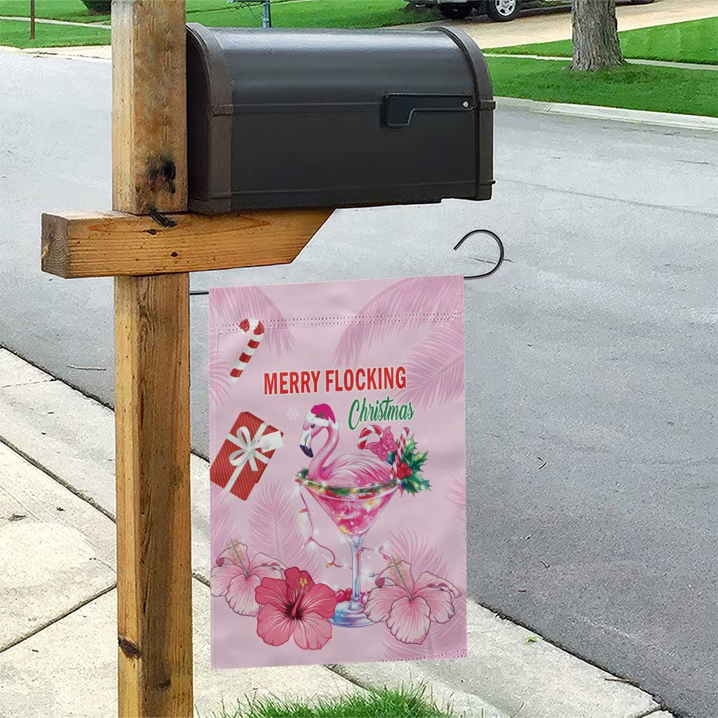 Bahamas Flamingo Christmas Garden Flag Merry Flocking - Wonder Print Shop