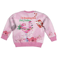 Bahamas Flamingo Christmas Kid Ugly Christmas Sweater Merry Flocking - Wonder Print Shop