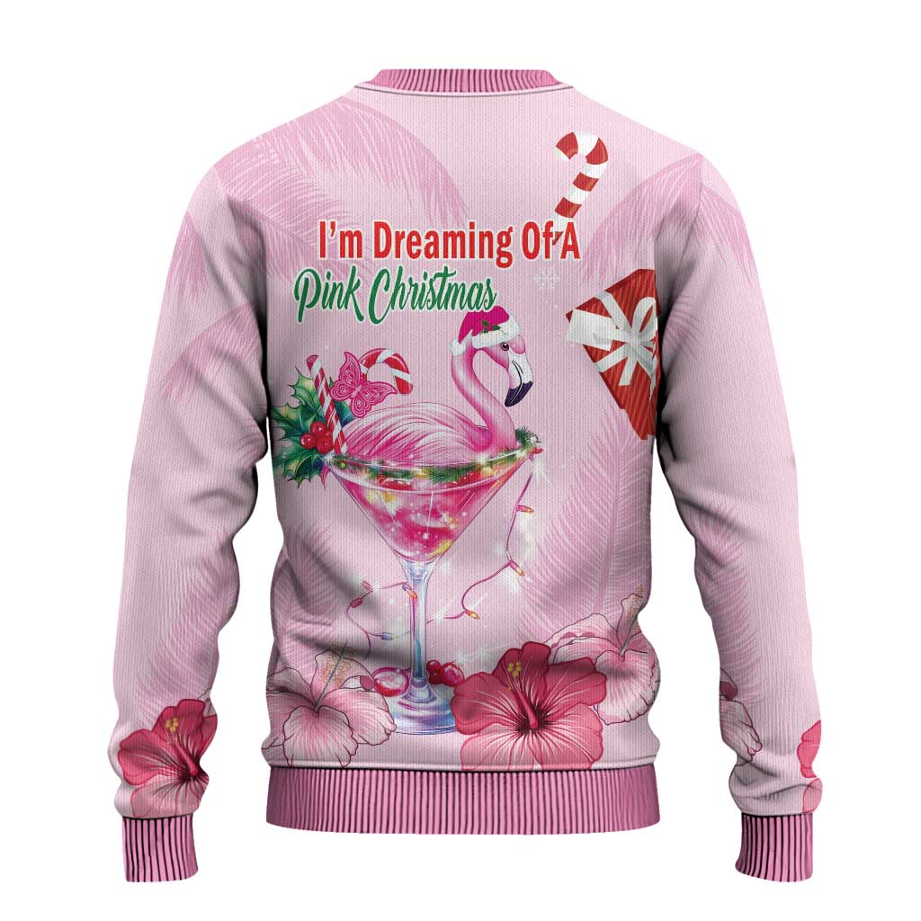 Bahamas Flamingo Christmas Ugly Christmas Sweater Merry Flocking - Wonder Print Shop
