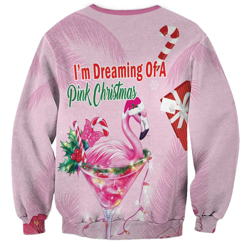 Bahamas Flamingo Christmas Sweatshirt Merry Flocking - Wonder Print Shop