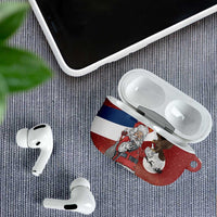 Serbia Santa Christmas AirPods Case Christmas Serbian Eagle Flag Style - Wonder Print Shop
