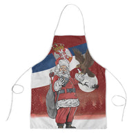Serbia Santa Christmas Apron Christmas Serbian Eagle Flag Style - Wonder Print Shop