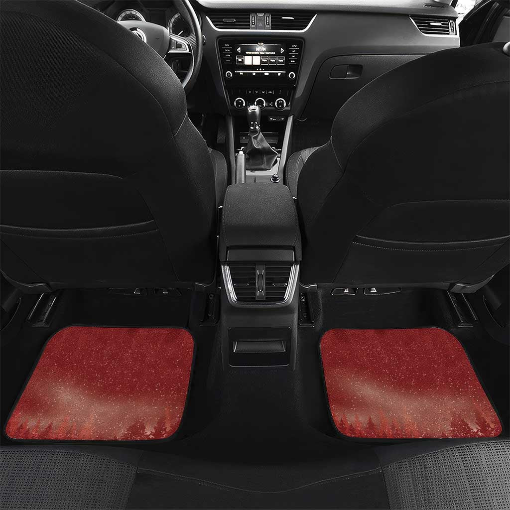 Serbia Santa Christmas Car Mats Christmas Serbian Eagle Flag Style - Wonder Print Shop