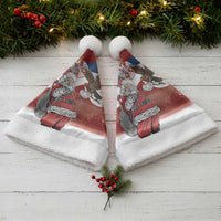 Serbia Santa Christmas Santa Hat Christmas Serbian Eagle Flag Style - Wonder Print Shop