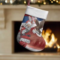 Serbia Santa Christmas Stocking Christmas Serbian Eagle Flag Style - Wonder Print Shop