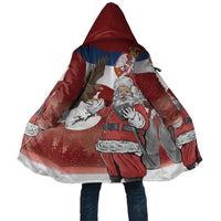 Serbia Santa Christmas Cloak Christmas Serbian Eagle Flag Style - Wonder Print Shop