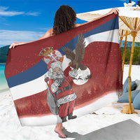 Serbia Santa Christmas Sarong Christmas Serbian Eagle Flag Style - Wonder Print Shop
