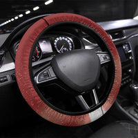 Serbia Santa Christmas Steering Wheel Cover Christmas Serbian Eagle Flag Style - Wonder Print Shop