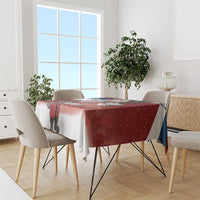 Serbia Santa Christmas Tablecloth Christmas Serbian Eagle Flag Style - Wonder Print Shop