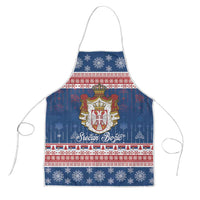Serbia Christmas Apron Coat Of Arms Srecan Bozic - Wonder Print Shop