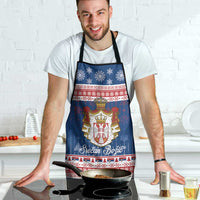 Serbia Christmas Apron Coat Of Arms Srecan Bozic - Wonder Print Shop
