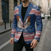 Serbia Christmas Blazer Coat Of Arms Srecan Bozic - Wonder Print Shop