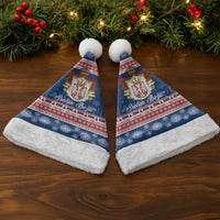 Serbia Christmas Santa Hat Coat Of Arms Srecan Bozic - Wonder Print Shop