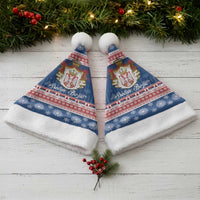 Serbia Christmas Santa Hat Coat Of Arms Srecan Bozic - Wonder Print Shop