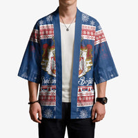 Serbia Christmas Kimono Coat Of Arms Srecan Bozic - Wonder Print Shop