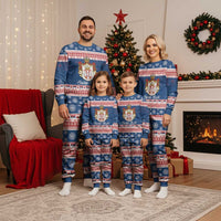 Serbia Christmas Pajama Set Coat Of Arms Srecan Bozic - Wonder Print Shop
