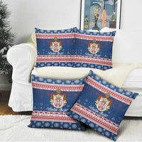 Serbia Christmas Pillow Cover Coat Of Arms Srecan Bozic - Wonder Print Shop