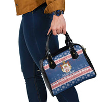 Serbia Christmas Shoulder Handbag Coat Of Arms Srecan Bozic - Wonder Print Shop