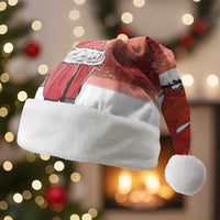 Albania Santa Christmas Santa Hat Christmas Albanian Eagle Flag Style - Wonder Print Shop